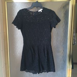 Monteau Black Lace Romper